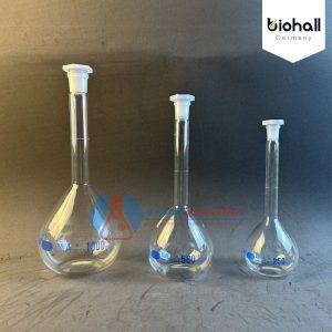 Bình định mức trắng Class A hãng Biohall-Germany