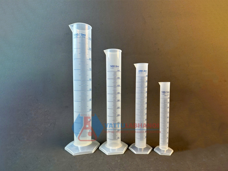Ống đong nhựa chia vạch xanh hãng Onelab