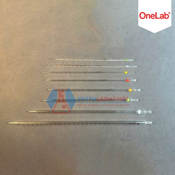 Pipet thẳng thủy tinh hãng Onelab