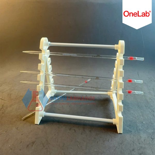 Giá đỡ pipet dạng nằm ngang bằng nhựa hãng Onelab